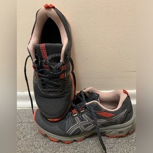 Asics Womens Gel Venture 8 Gray Running Sneakers